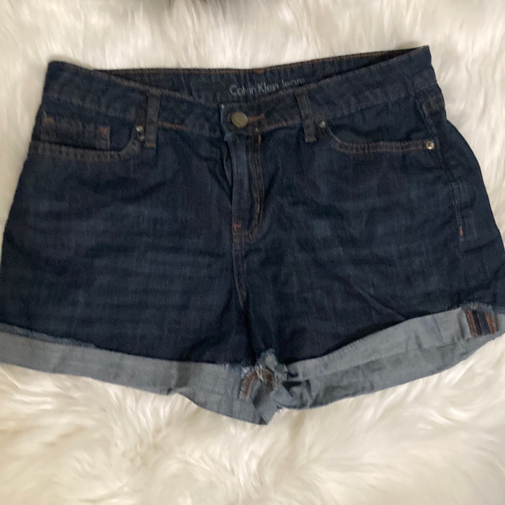 Calvin Klein denim shorts size 6
